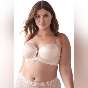Ashley Graham Bra Convertible Strapless Phenomenon Padded Underwire NWT 40DDD